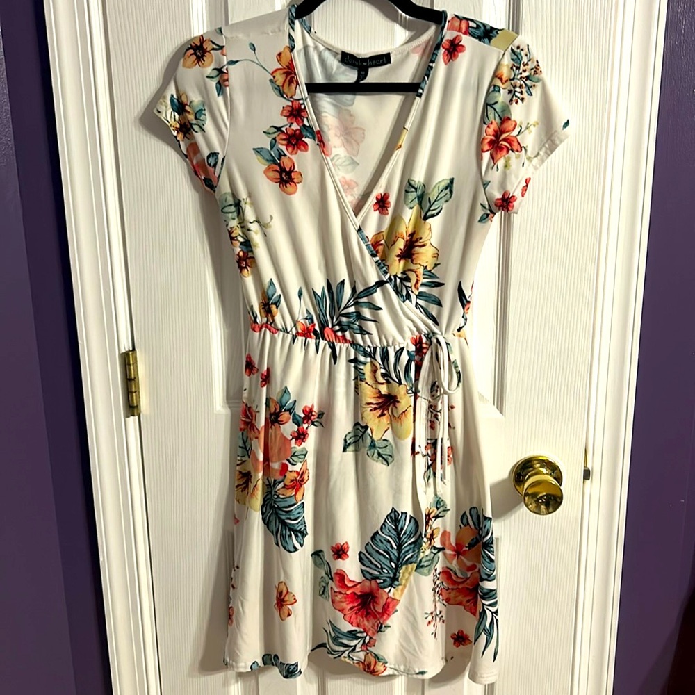 Faux wrap dress, size medium.